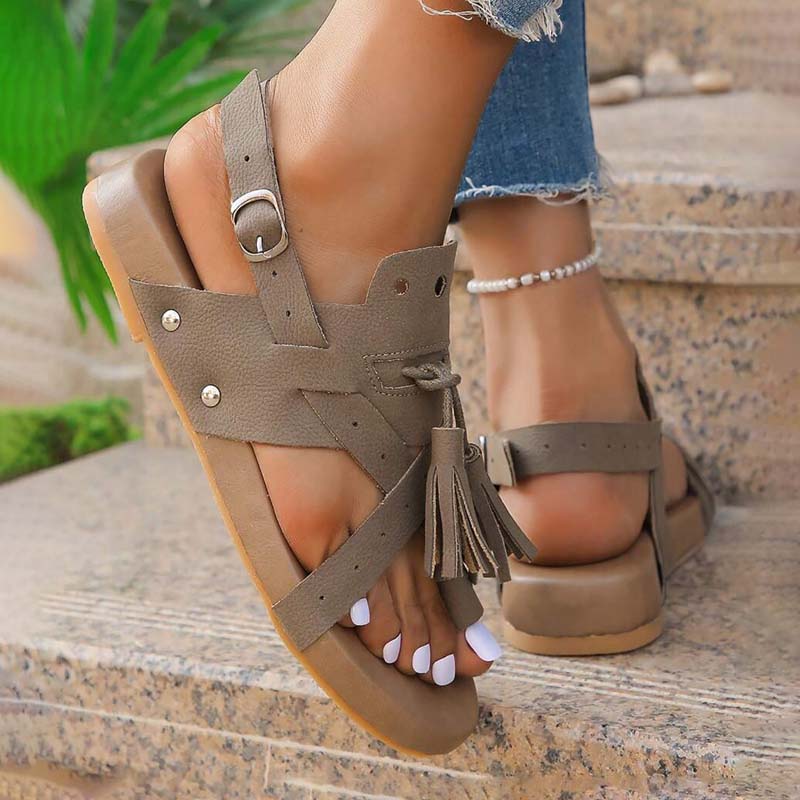 Sandales Bohèmes Décontractées - Femme - Soléna