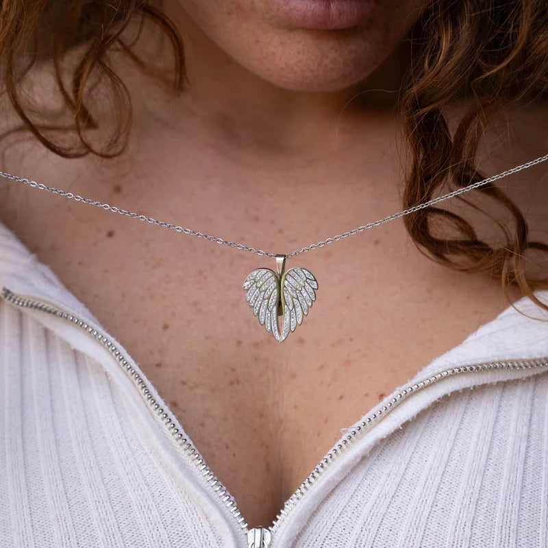 Collier Ailes d'Amour Personnalisée - My Angel