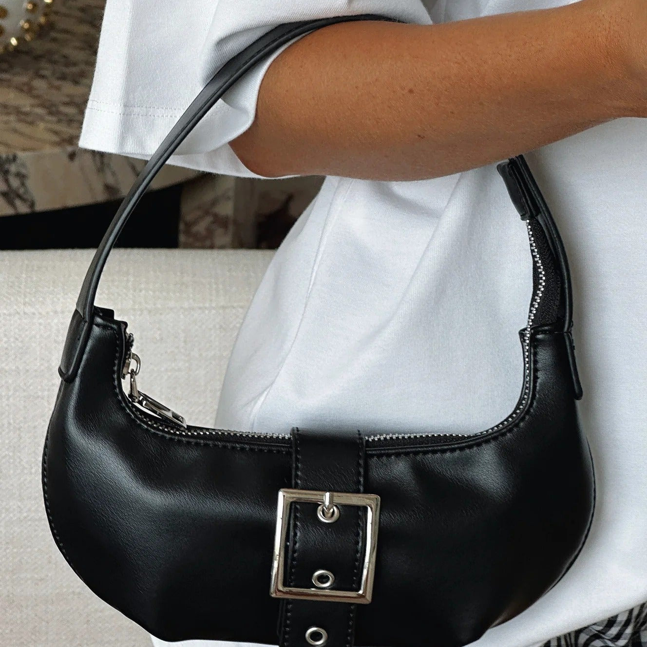 Sac en Simili Cuir - Femme - Sienna