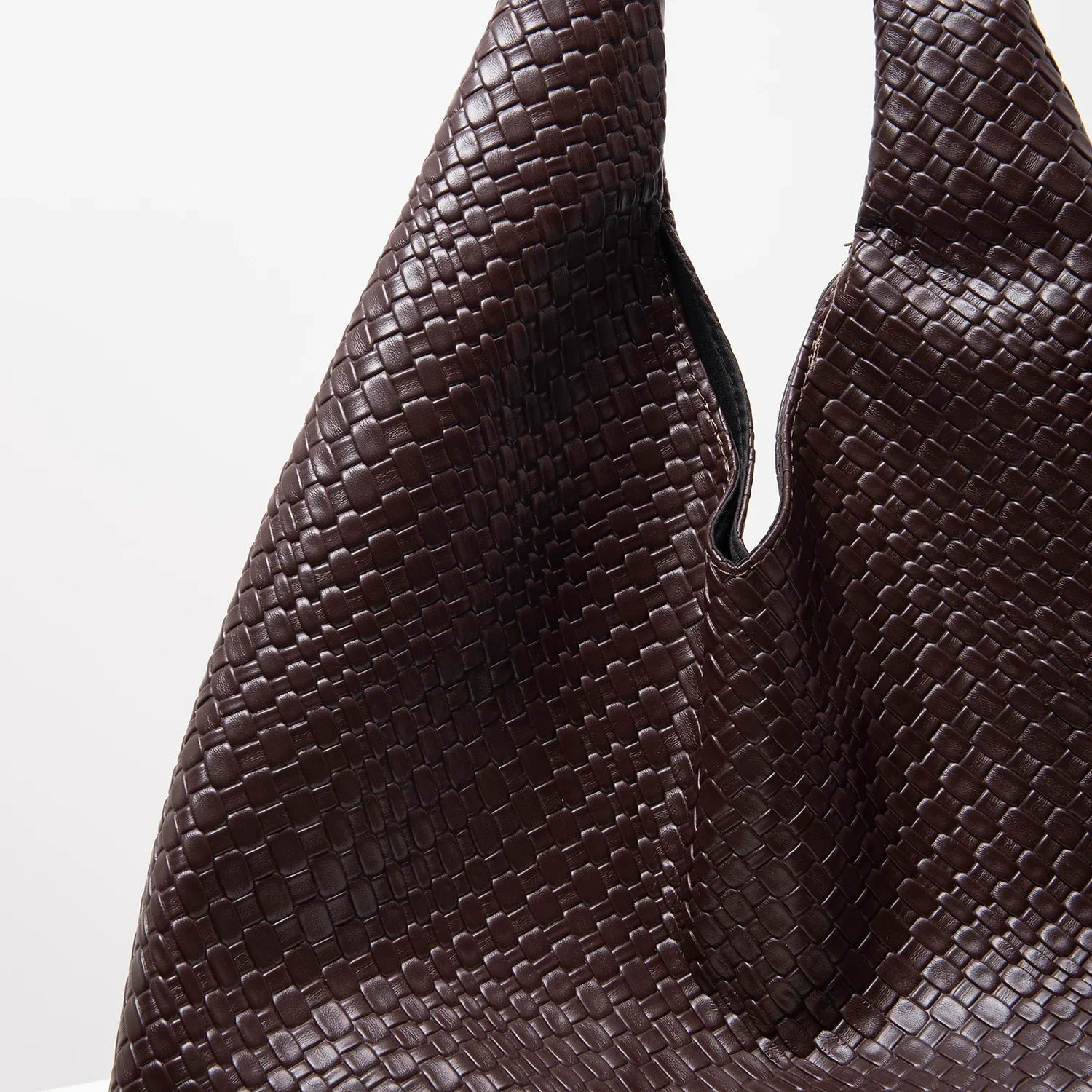 Sac en Cuir Végétalien Tressé - Femme - Retro