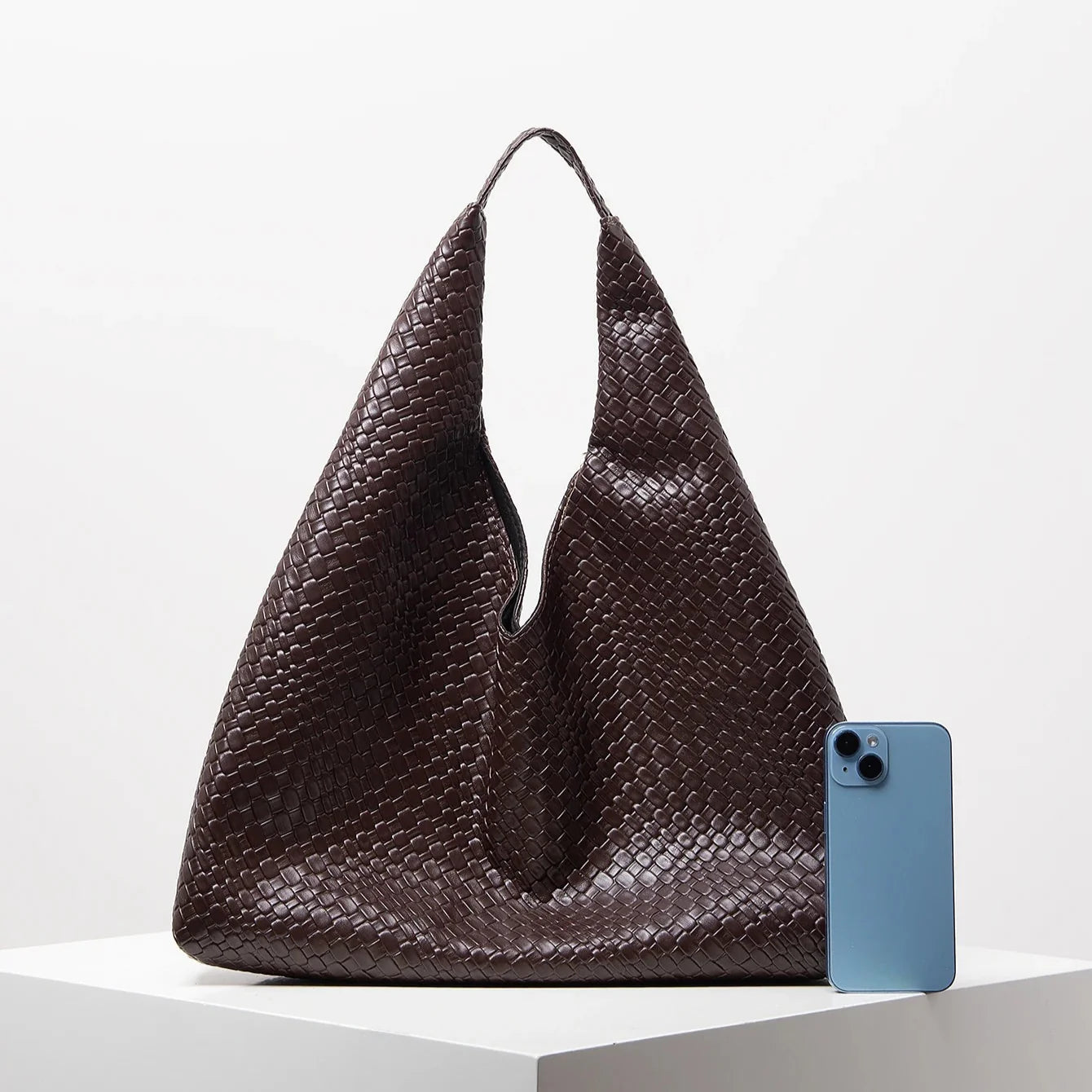 Sac en Cuir Végétalien Tressé - Femme - Retro