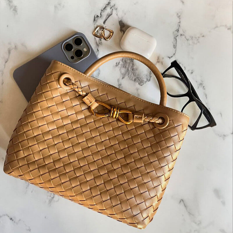 Sac en Simili Cuir Tressé - Femme - Julie