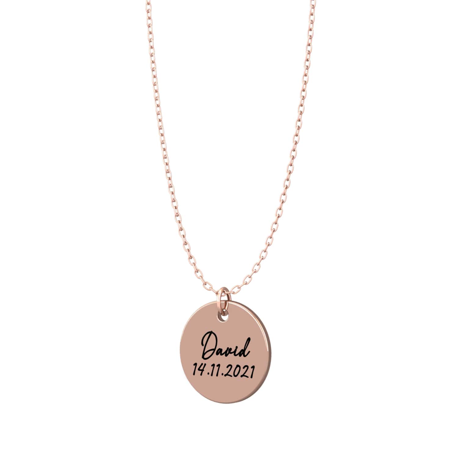 Collier personnalisé à médailles – Liora®
