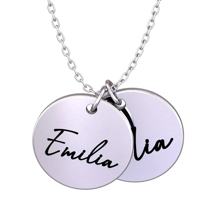 Collier Acier Inoxydable Femme – Médaillon Personnalisé