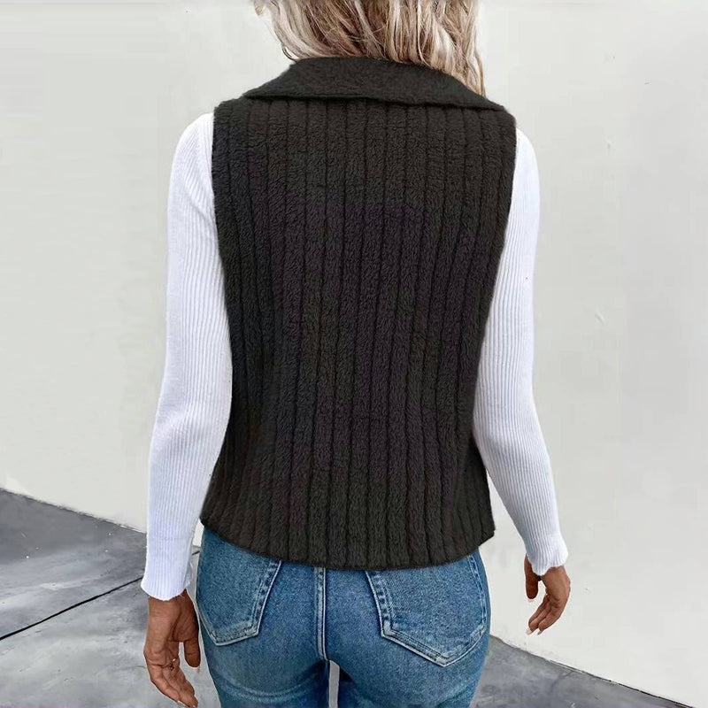 Cardigan Uni - Femme - Almyra