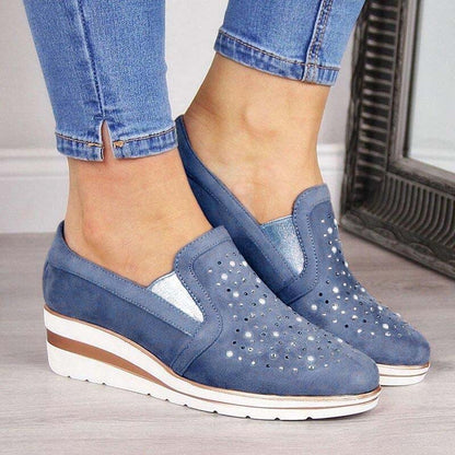 Chaussures Compensées Décontractées - Femme - Solara