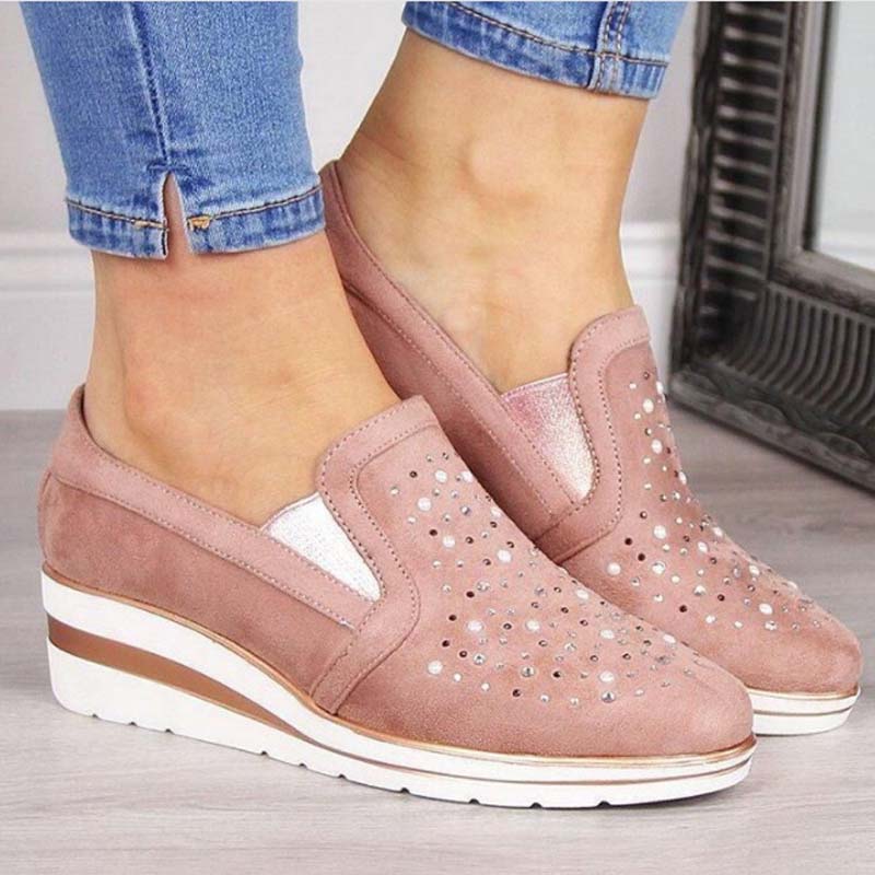 Chaussures Compensées Décontractées - Femme - Solara