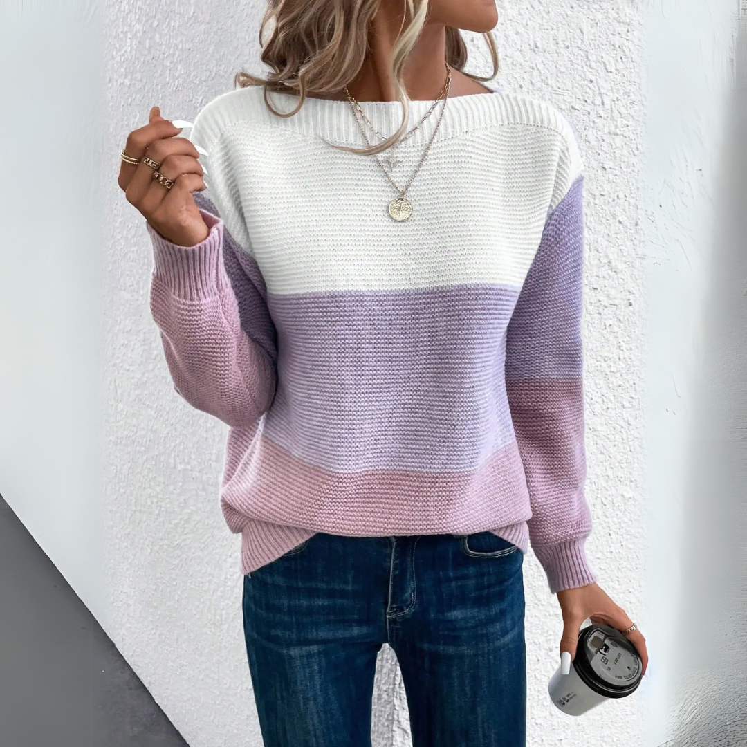 Pull Oversize Col Roulé - Femme - Saralya