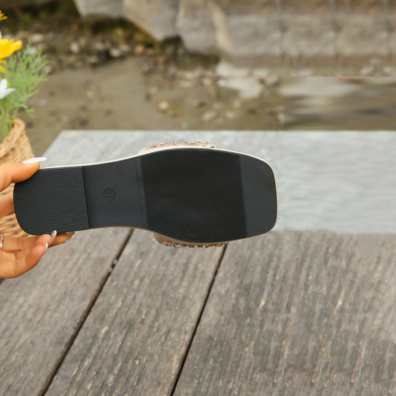 Chaussons Décontractées en Perles - Femme - Pélora