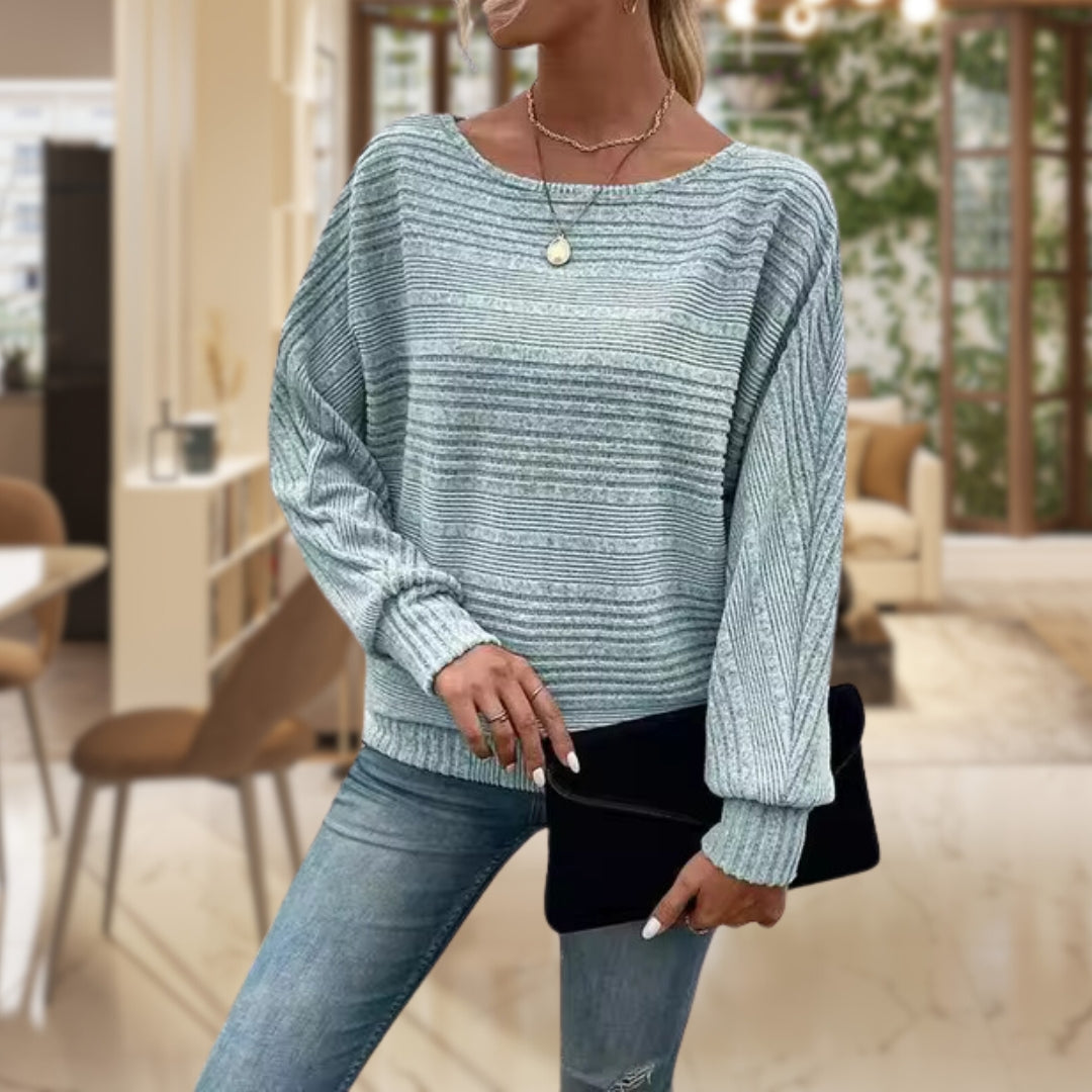 Pull Oversize Col Rond - Femme - Anvera