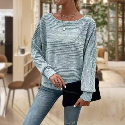 Pull Oversize Col Rond - Femme - Anvera