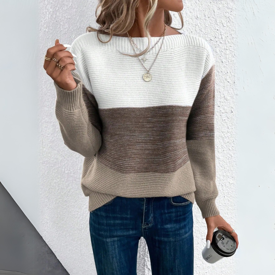Pull Oversize Col Roulé - Femme - Saralya