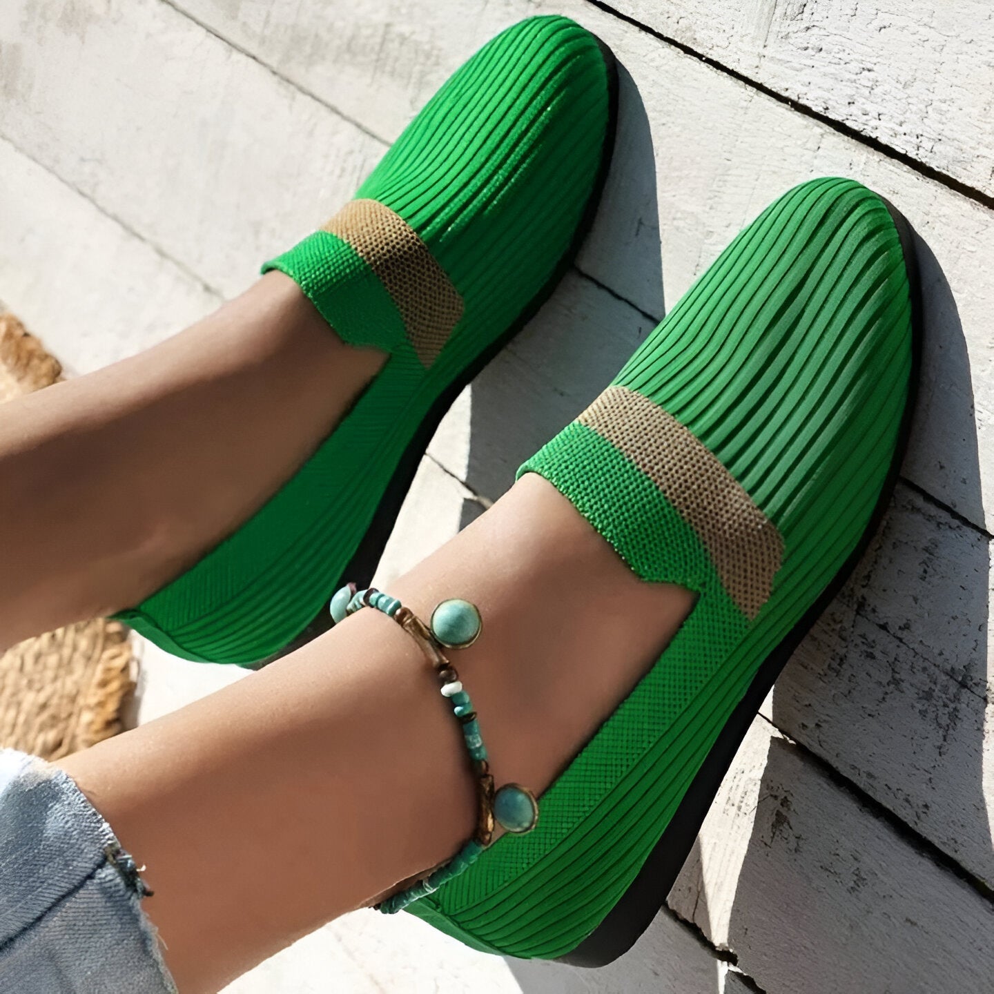 Mocassins Antidérapants Élégants - Femme - Lysandra