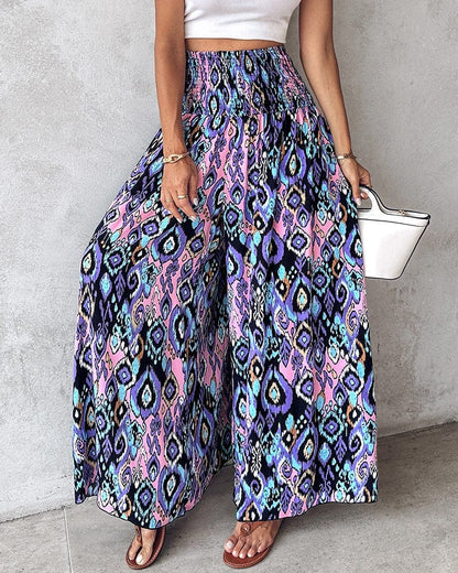 Pantalon Large Taille Haute - Femme - Karvya