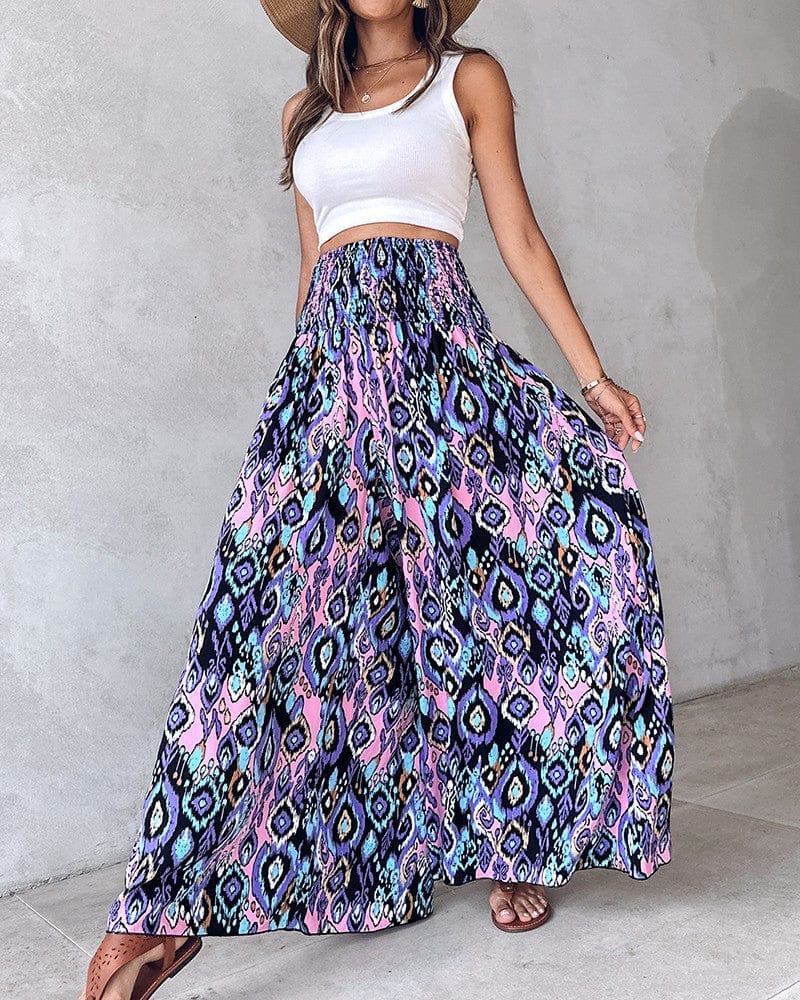 Pantalon Large Taille Haute - Femme - Karvya