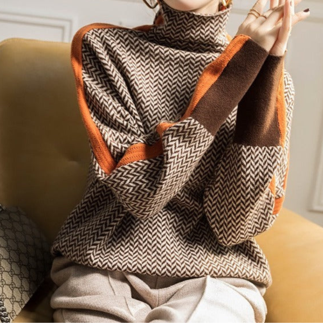 Pull Zippé Col Montant - Femme - Virelia