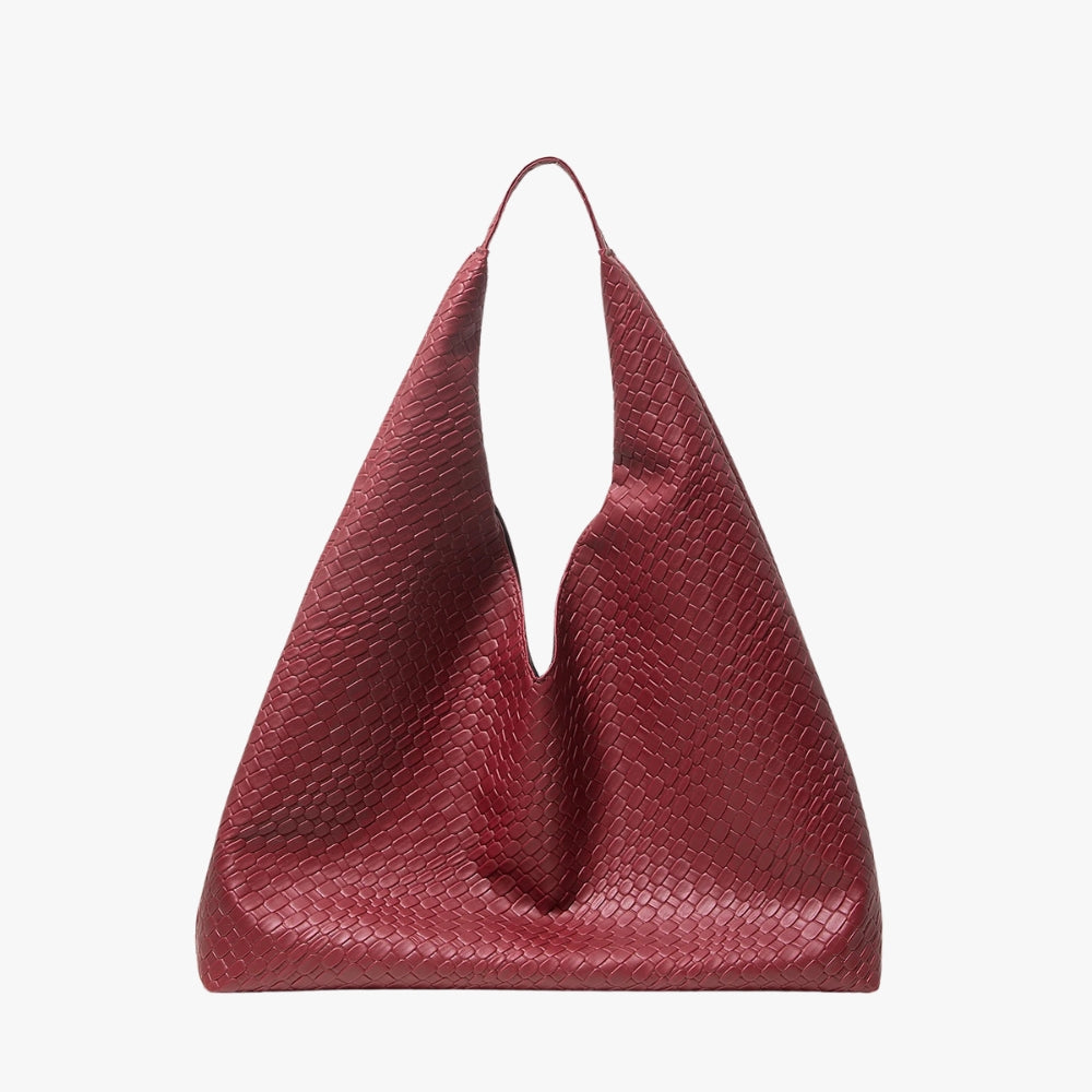 Sac en Cuir Végétalien Tressé - Femme - Retro