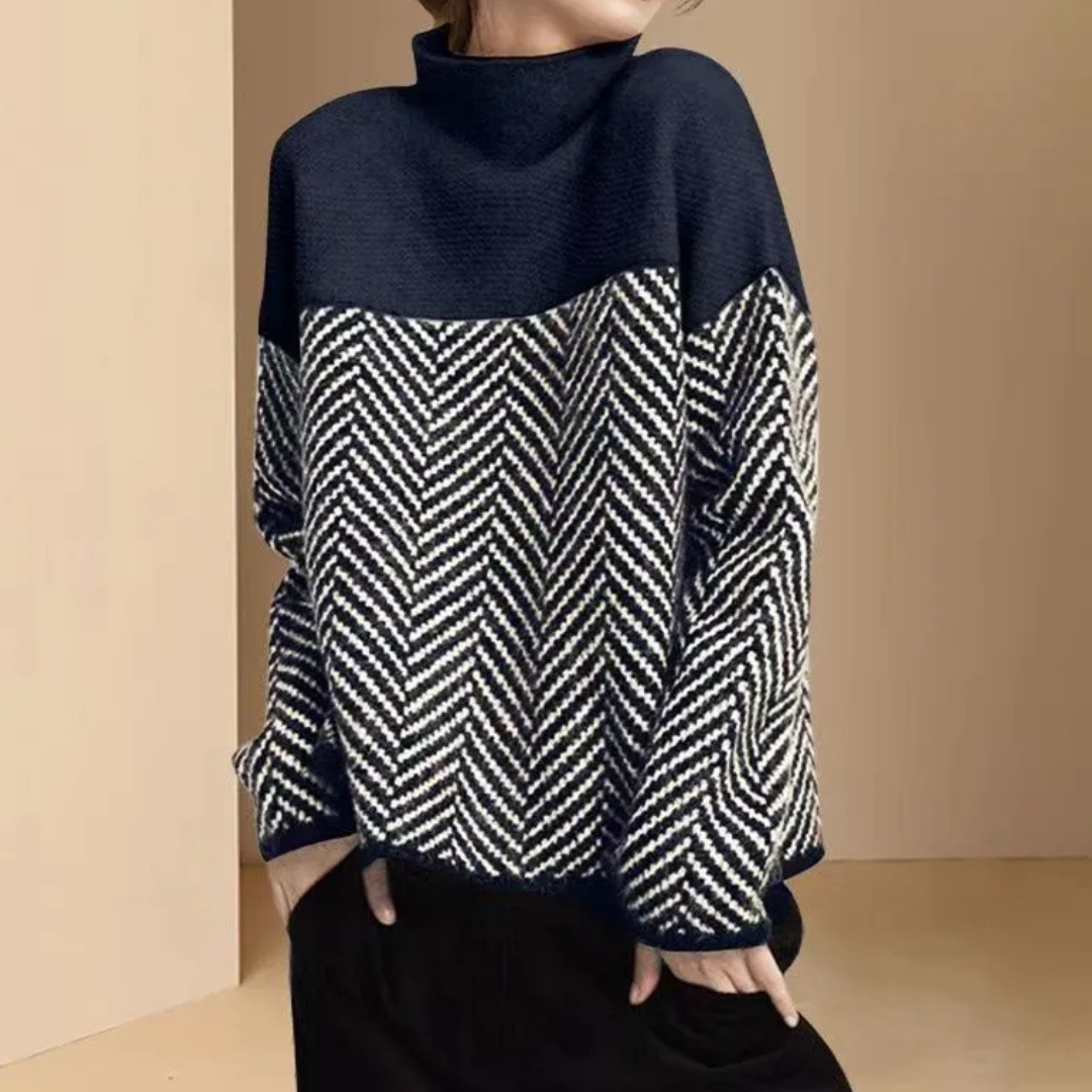 Pull Oversize Col Roulé - Femme - Niraya