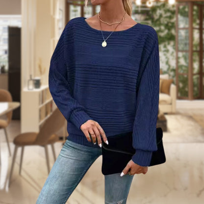 Pull Oversize Col Rond - Femme - Anvera