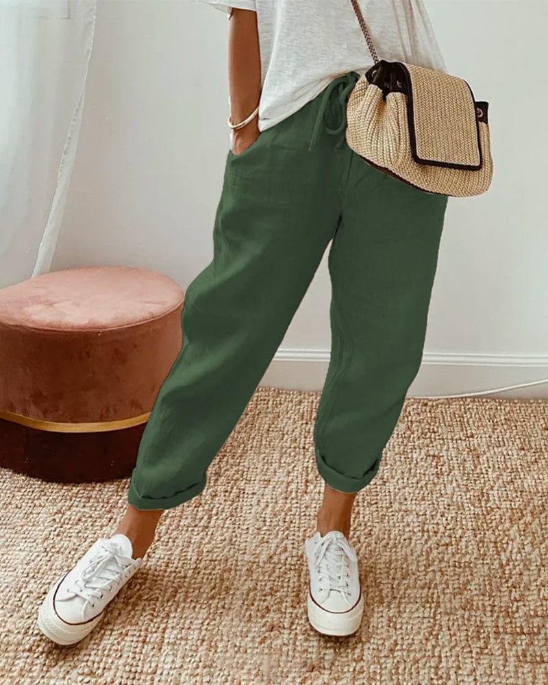 Pantalon en Lin Léger - Femme - Aralya