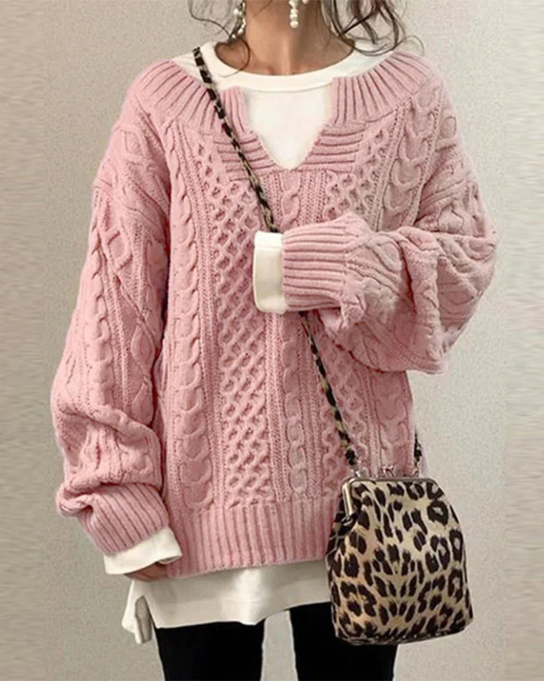 Pull Oversize Col Montant - Femme - Beryna