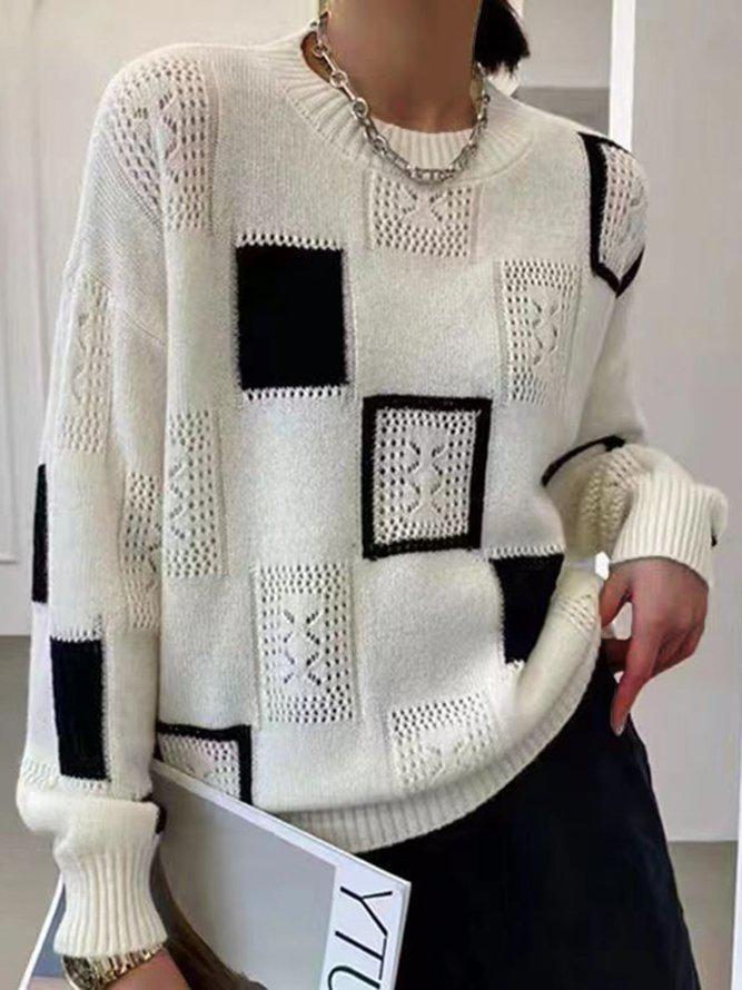 Pull Col Rond Basique - Femme - Alvéria