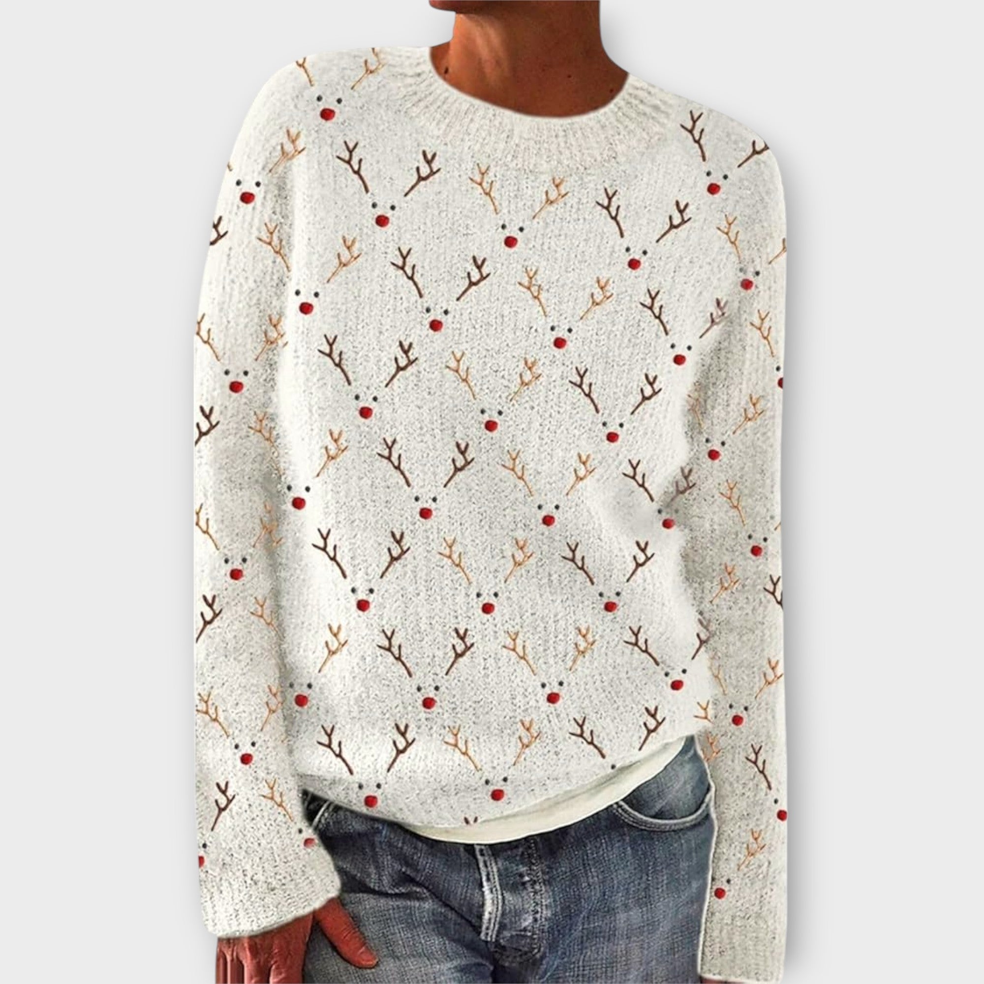 Pull Côtelé Col Roulé - Femme - Syveline