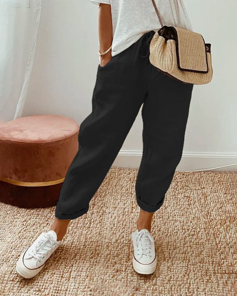 Pantalon en Lin Léger - Femme - Aralya