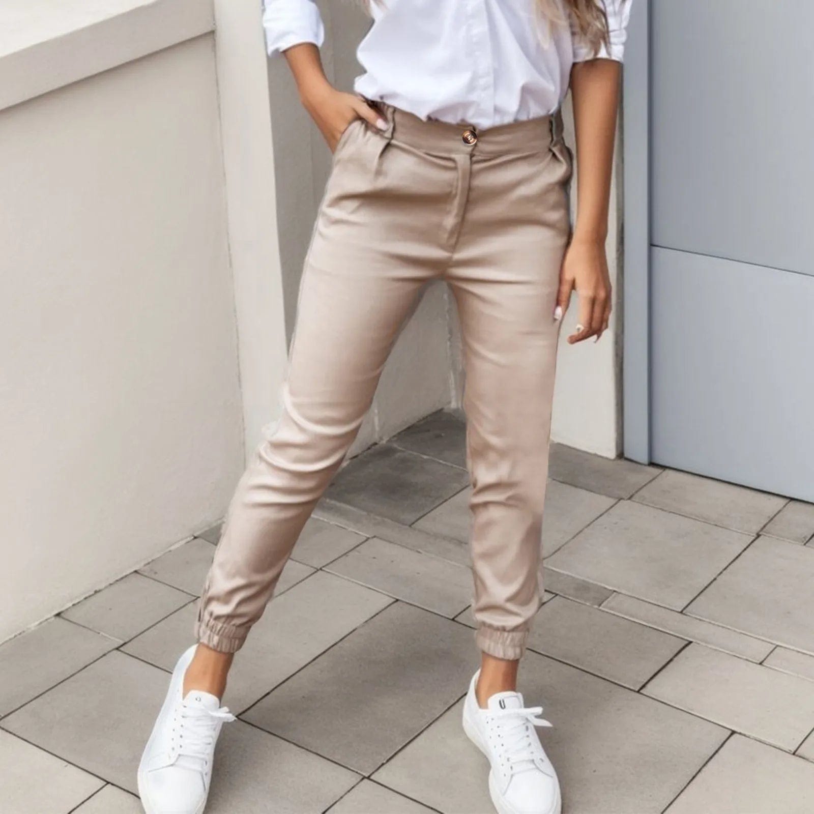 Pantalon Moulant Extensible - Femme - Levara