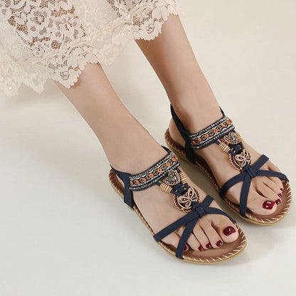 Sandales Bohèmes Vintage - Femme - Zeyra