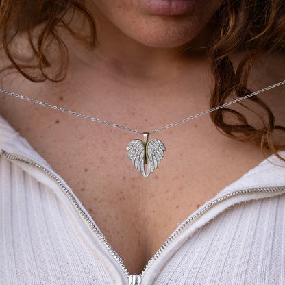 Collier Ailes d'Amour Personnalisée