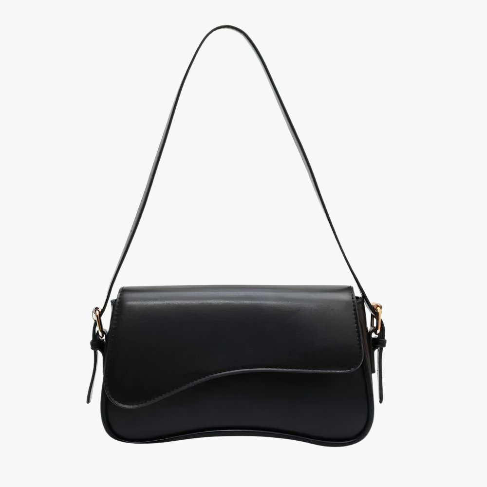 Sac en Cuir Végétalien Style Baguette - Femme - Fiora