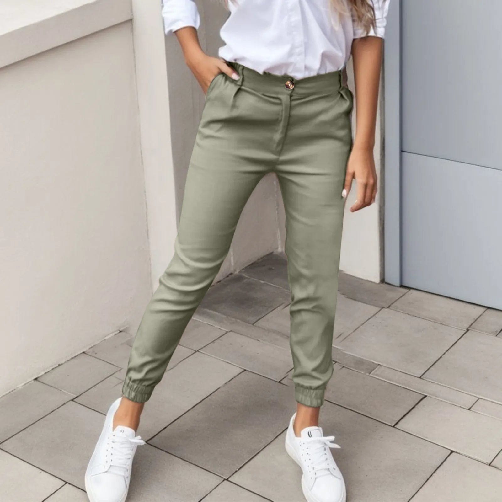 Pantalon Moulant Extensible - Femme - Levara