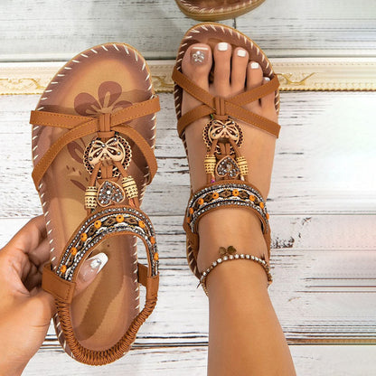 Sandales Bohèmes Vintage - Femme - Zeyra