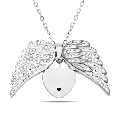 Collier Ailes d'Amour Personnalisée - My Angel