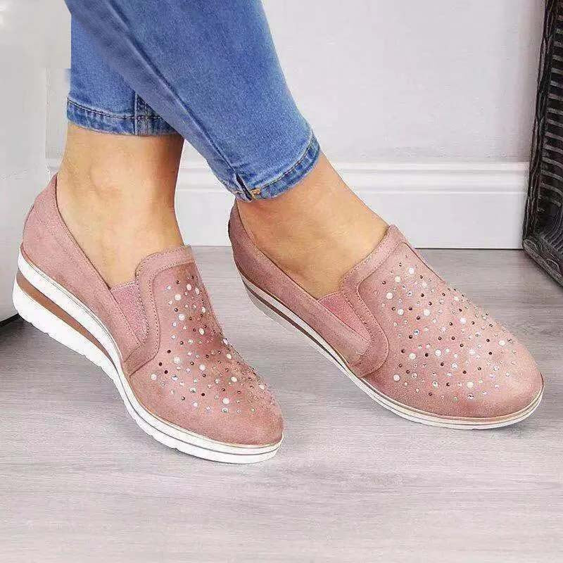 Chaussures Compensées Décontractées - Femme - Solara