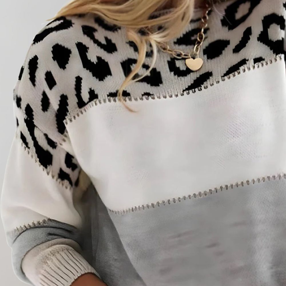 Pull Oversize Col Roulé - Femme - Chelyra