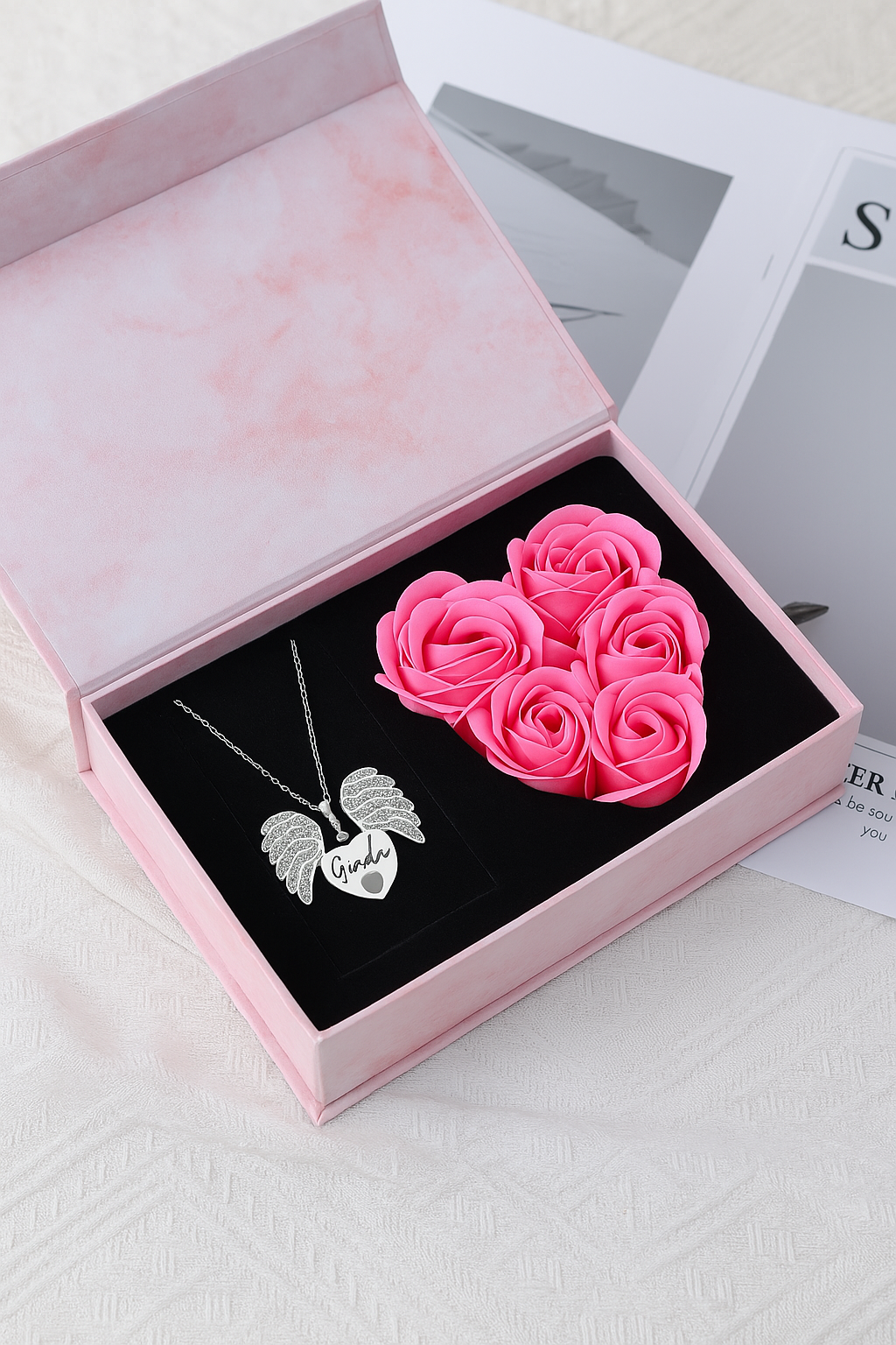Coffret Jardin du Cœur – Boîte à Bijoux Personnalisée