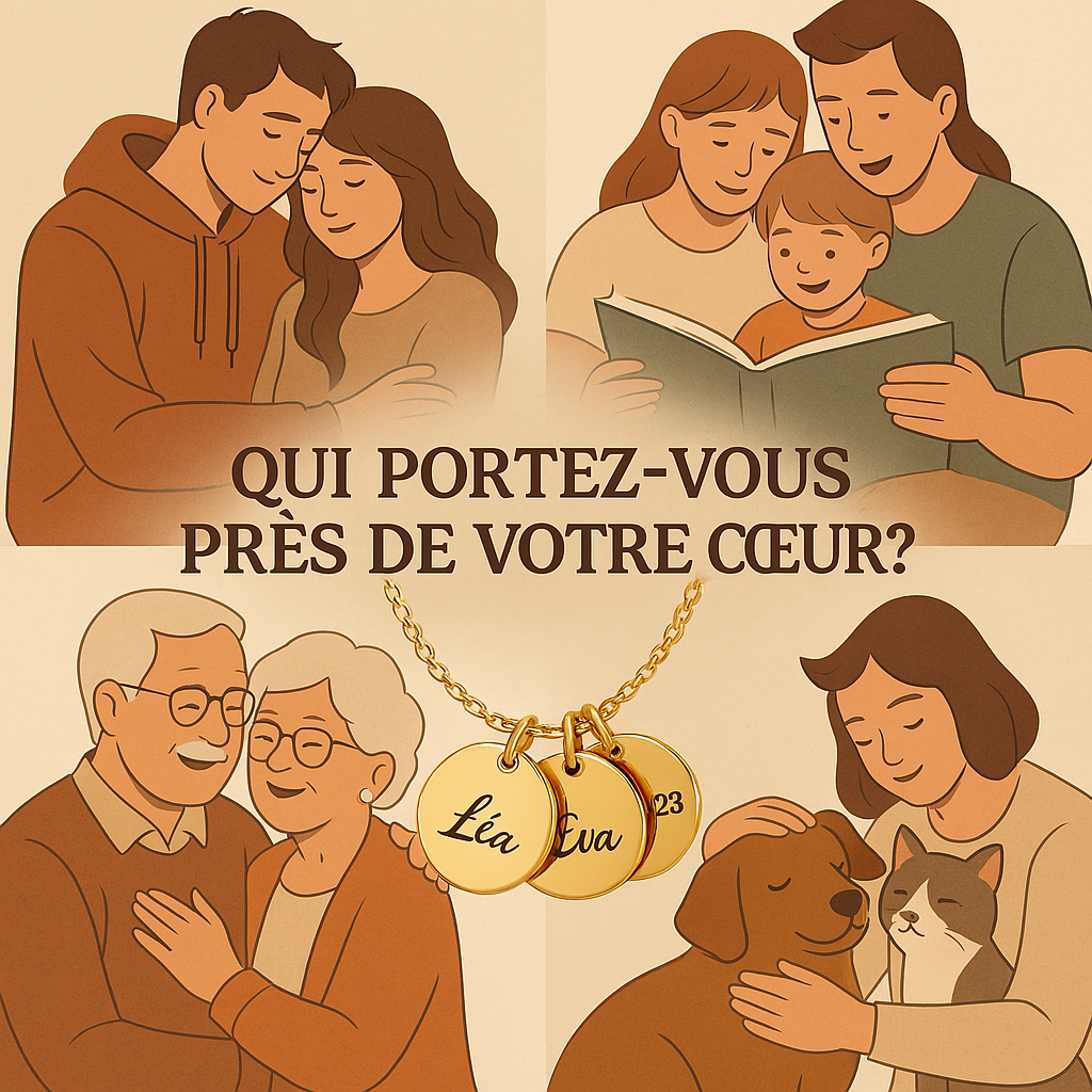 Collier Acier Inoxydable Femme – Médaillon Personnalisé