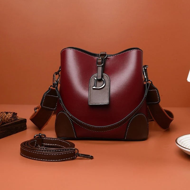 Sac en Cuir à Bandoulière - Femme - Cuiralya