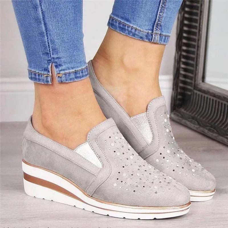 Chaussures Compensées Décontractées - Femme - Solara