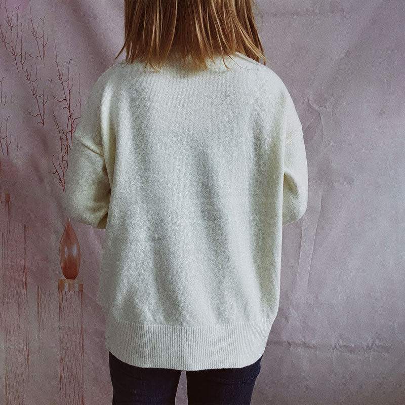 Pull Tricoté Multicolore - Femme - Colarya
