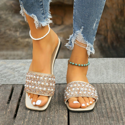 Chaussons Décontractées en Perles - Femme - Pélora