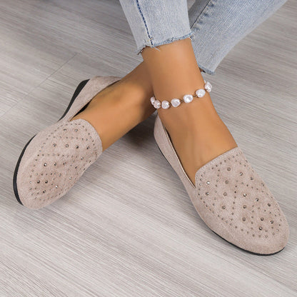 Chaussures Décontractées en Strass - Femme - Zaryla