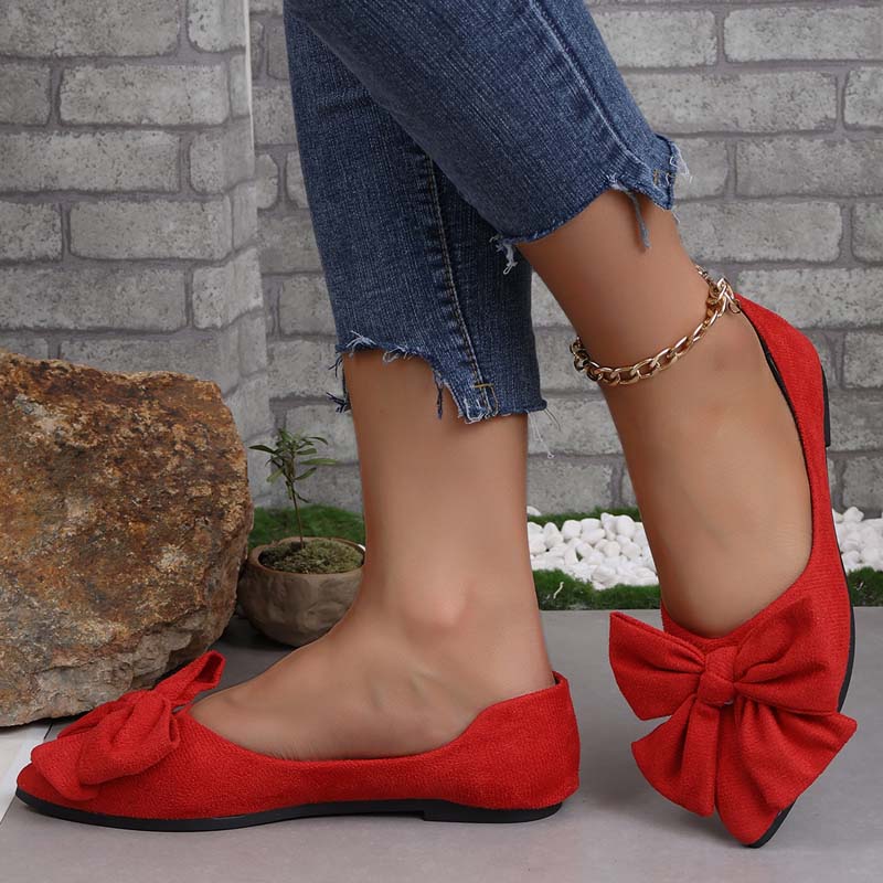 Chaussures Plates Bico Pointu - Femme - Elysa