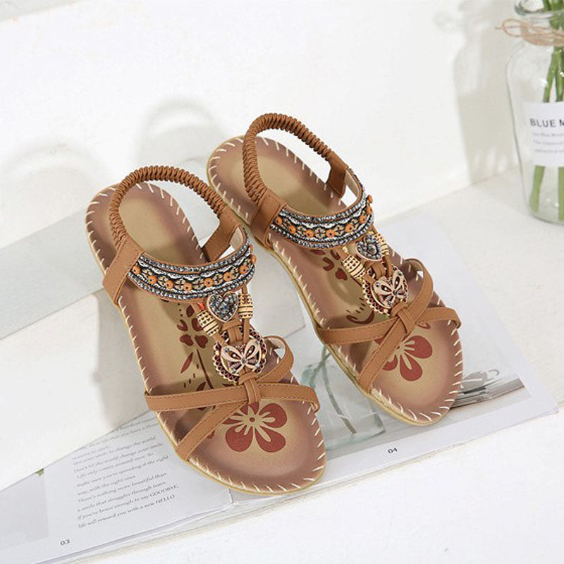 Sandales Bohèmes Vintage - Femme - Zeyra
