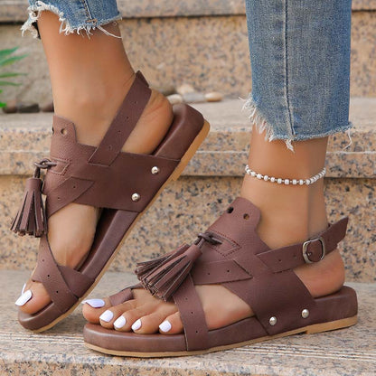 Sandales Bohèmes Décontractées - Femme - Soléna