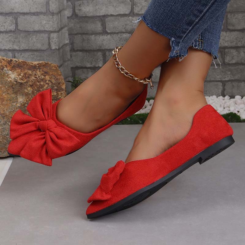 Chaussures Plates Bico Pointu - Femme - Elysa