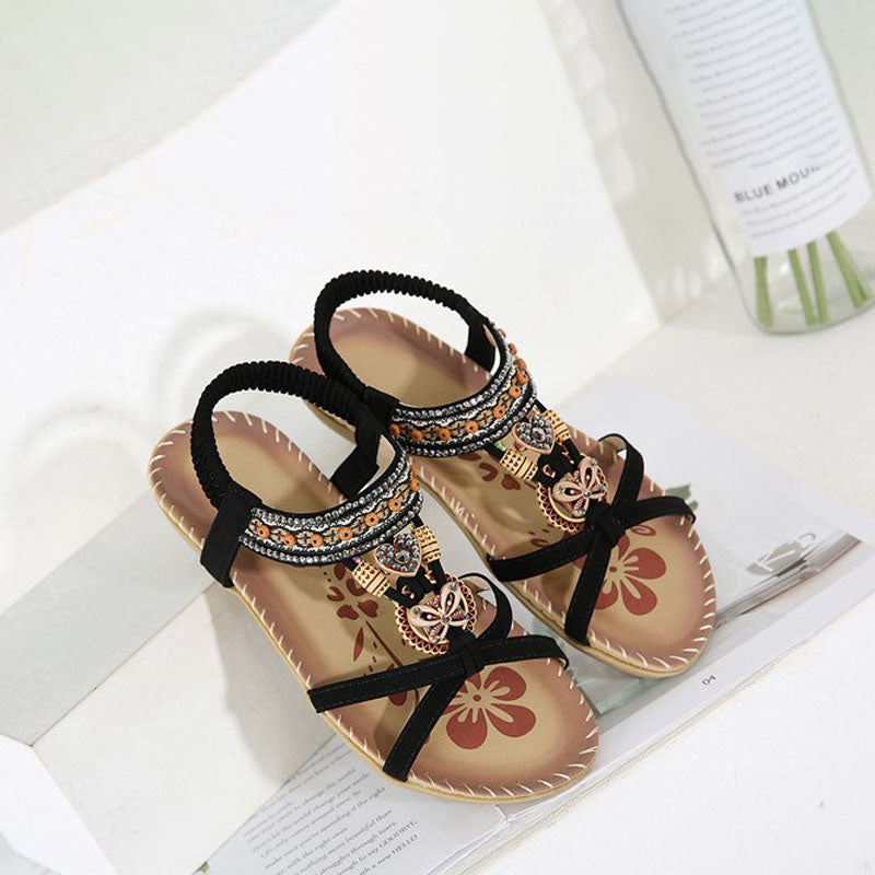 Sandales Bohèmes Vintage - Femme - Zeyra