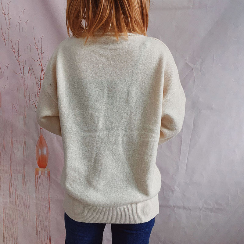 Pull Tricoté Multicolore - Femme - Colarya